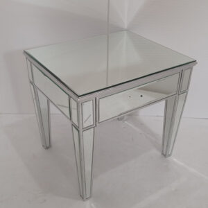 Sonya Silver Bedside Table 0102005