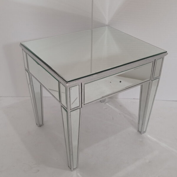 Sonya Silver Bedside Table 0102005
