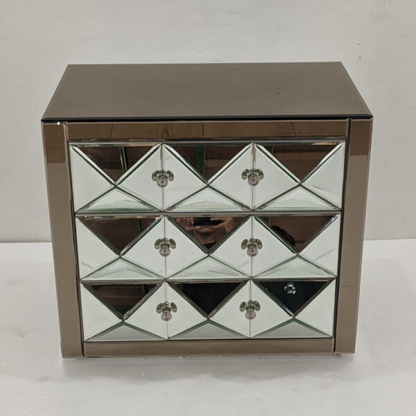 3D Diamond Bedside Table 0102007