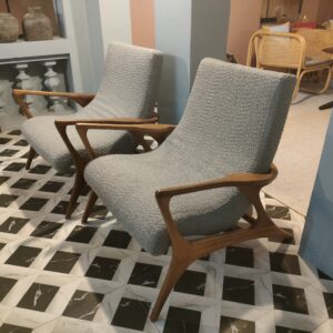 Wooden Chair Grey Vintage Cover 0105002