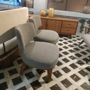 Wooden Chair Light Grey Cover 0105003