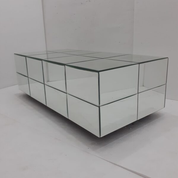 0105005 Coffee Table Silver Rectangle