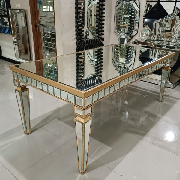 0108005 Gold Dining Table