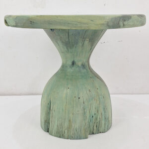 Green Round Table Tamarind Wood 0108022