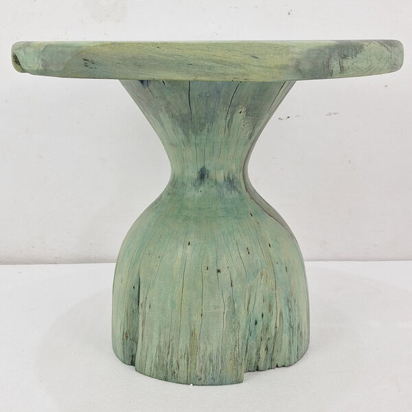 Green Round Table Tamarind Wood 0108022