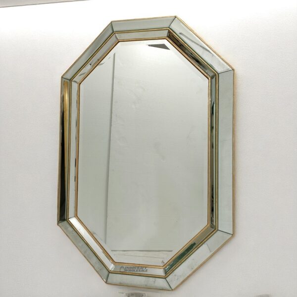 Octagonal Silver Mirror 0302002