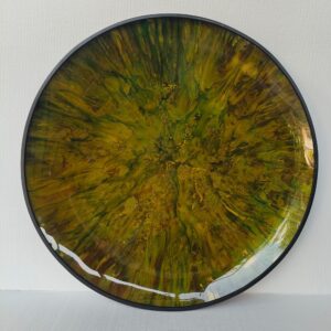 Concave Wall Mirror Gold Pigment 0303002
