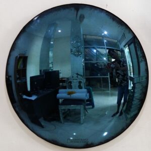 Convex Blue Antique Mirror 0303003