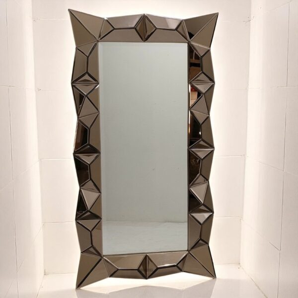 3D Rectangle Wall Mirror Diamond 0305007