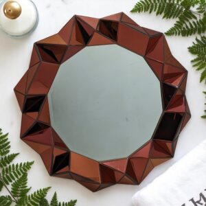 Round 3D Red Mirror 0305010