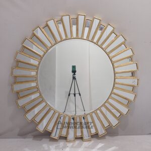 Sunburn Mirror List Gold Leaf 004570