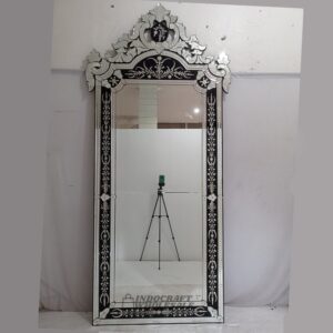 Venetian Large Mirror Black 013069