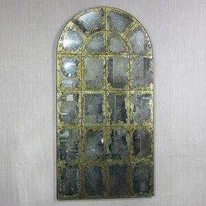 Eglomise Mirror Gold Tiara MG 018017
