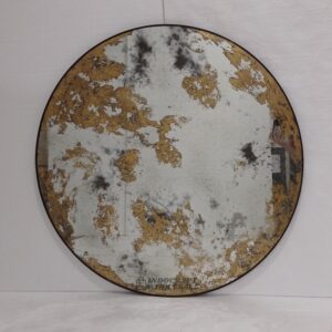 Round Antique Mirror Gold MG 018062